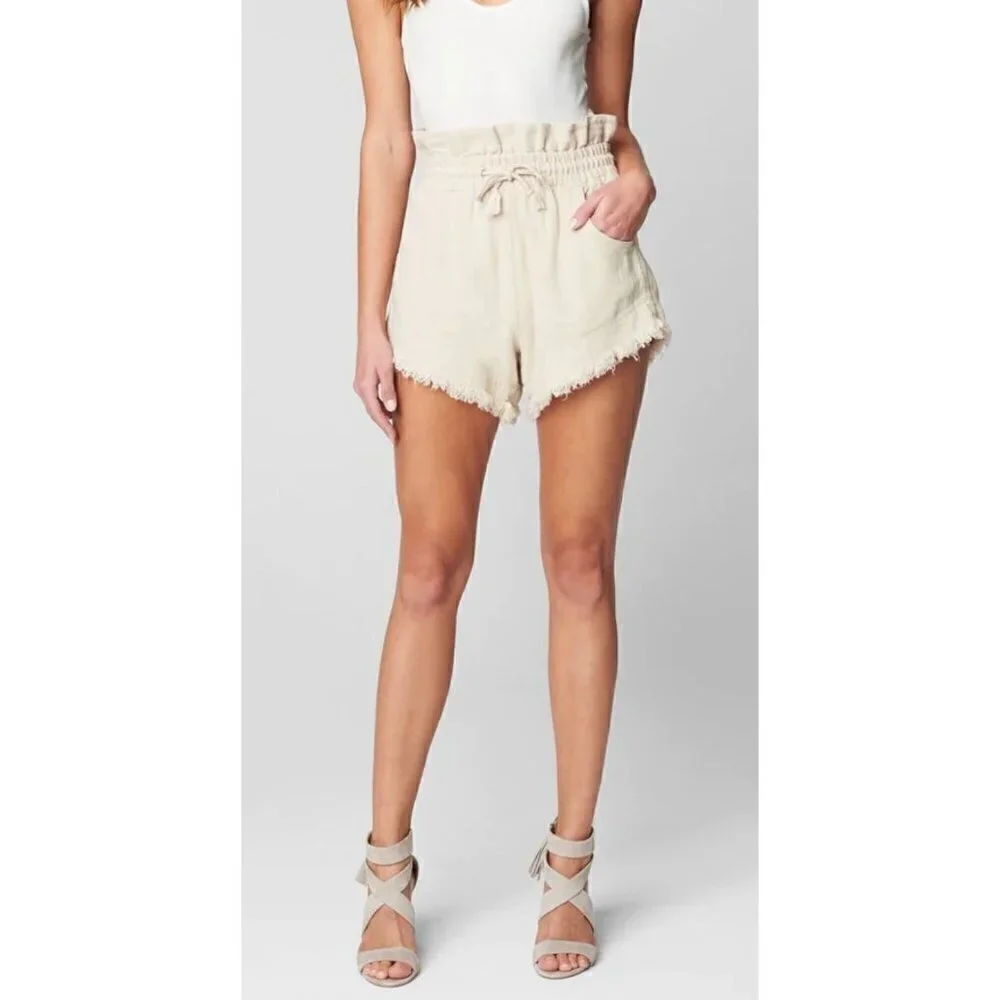 NWT BLANKNYC Size M AWAY FROM HERE SHORT beige color MSRP $68